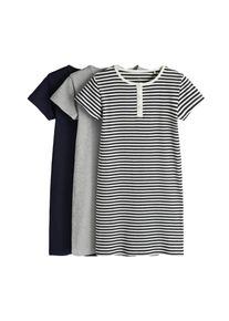 The Set, Filles Robe, bleu nuit / gris / blanc