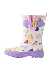 next Gummistiefel Jungen Gr&ouml;&szlig;e 38 creme / gelb / lila / rosa