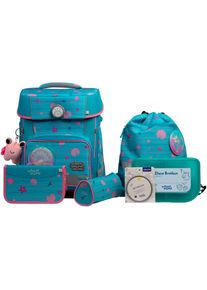 School-Mood, Unisex, School-Mood Schulranzen &raquo;Champion Maxx Pro&laquo; retroreflektierende Fl&auml;chen mit LED-Patchy, lilly (meerjungfrau) mit moodie charly 