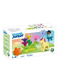 Playmobil, Konstruktions-Spielset &raquo;Einhorn-Feengarten (72087), JUNIOR&laquo; Made in Europe, bunt, Einheitsgr&ouml;&szlig;e, Konstruktions-Spielset