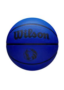 Wilson, Basketball &raquo;NBA TEAM TRIBUTE SOLID BSKT DALLAS&laquo; f&uuml;r Erwachsene, mit griffiger Haptik, aus Gummi, robust, blau, 5, Basketball