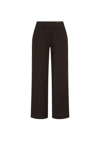 MAC, Unisex, MAC Leinenhose &raquo;CHIARA BELT&laquo; Sommerhose Wide Fit, mit geradem, weitem Bein, truffle braun, 38, L&auml;nge 30, Jump-in Hose von MAC