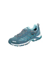Meindl, Unisex, Wanderschuh &raquo; Caribe Lady GORE-TEX &laquo; GORE-TEX &ndash; Winddicht, wasserdicht und atmungsaktiv, smaragd, orange, 41, Normalschaft, F&uuml;r 