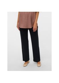 MAMALICIOUS, Unisex, Umstandshose &raquo;MLEMILY JRS HW RELAXED LEGGINGS NOOS&laquo; aus Baumwollmischung mit Elasthan, elastische Passform, unifarben, schwarz, 