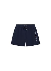 Tommy Hilfiger Swimwear, Unisex, Badeshorts &raquo;MEDIUM DRAWSTRING&laquo; elastischer Bund, schwarz night navy, 152/158, N-Gr, Badehose f&uuml;r Jungs von Tommy 