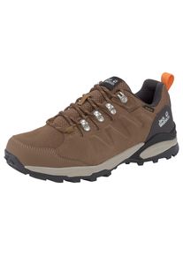 Jack Wolfskin, Unisex, Wanderschuh &raquo;REFUGIO TEXAPORE LOW W&laquo; wasserdicht, Trekkingschuh, braun, 41, Wasserdichte TEXAPORE-Membran f&uuml;r trockene F&uuml;sse 