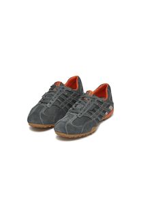 Geox, Unisex, Schn&uuml;rschuh &raquo;U SNAKE ORIGINAL&laquo; , Schn&uuml;rschuh, Freizeitschuh, Trekking Sneaker mit Lederinnensohle, grau, 42, Bequemer Freizeitschn&uuml;rer 