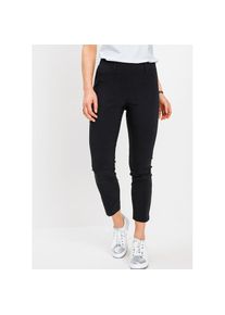 bonprix, Unisex, bonprix 7/8-Hose aus elastischem Materialmix mit Viskose, slim fit Passform, schwarz, 46, N-Gr, Zeitloses Design f&uuml;r vielseitige 