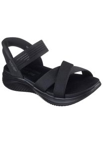 Skechers, Unisex, Sandale &raquo;ULTRA FLEX 3.0-NEVER BETTER&laquo; Freizeitschuh, Sandale mit Slip-In Funktion, schwarz, 36, Skechers Sandale in sportiver Form 