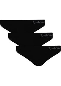 Reebok, Unisex, Slip &raquo;KALI&laquo; 3er-Pack, ohne st&ouml;rende N&auml;hte, eng, basic, bequem, mit Logo, breiter Bund, schwarz, L (40), Unisexslip von Reebok