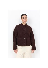 soyaconcept, Unisex, soyaconcept Kurzjacke &raquo;SC-SHAIMA 1&laquo; Kunstfaser, chocolate plum, XL, Kurze Jacke von soyaconcept
