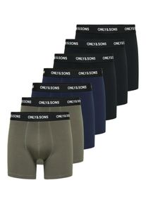 Only & Sons Only & Sons Boxershorts Herren Gr&ouml;&szlig;e XS navy / khaki / schwarz