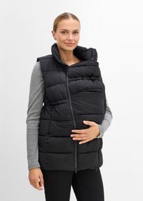 Wasserabweisende 3-in-1-Umstands-Pufferweste mit Trageeinsatz (3-tlg. Set) in schwarz, Gr&ouml;sse 52, bonprix