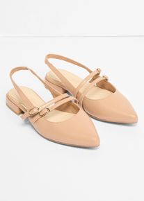 bonprix Marco Tozzi Sling-Ballerinas mit Riemchen in braun, Gr&ouml;sse 40, Marco Tozzi