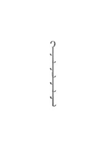 Yamazaki, Garderobenleiste &raquo;Smart schwarz&laquo;, schwarz, Metall, B/H/T: 6 cm x 54 cm x 5 cm