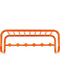 SPINDER DESIGN, Garderobenleiste &raquo;RETRO Garderobe&laquo;, pure orange, Metall, B/H/T: 72 cm x 24,8 cm x 35,2 cm