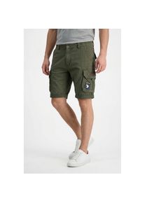 Alpha Industries, Unisex, Cargoshorts &raquo;Crew Short Patch&laquo;, grauschwarz, 32, N-Gr, Moderne Shorts von Alpha