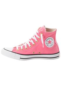 Converse, Unisex, Sneaker &raquo;CHUCK TAYLOR ALL STAR PEACHED CANVAS&laquo;, watermelon pink, wei&szlig;, gold, 38, Sportlicher Sneaker von Converse mit Schn&uuml;rung