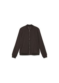 V&eacute;ro Moda Vero Moda, Unisex, Kurzjacke &raquo;VMCONNY, leichte Jacke f&uuml;r den &Uuml;bergang&laquo; seitliche Eingrifftaschen, Rippb&uuml;ndchen, chocolate torte, XS, Leichter Blouson 