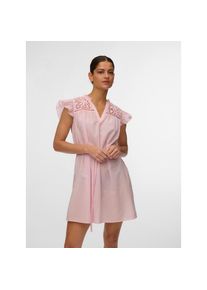 V&eacute;ro Moda Vero Moda, Unisex, Minikleid &raquo;VMLINE SS SHORT DRESS WVN NOOS&laquo; Baumwolle, parfait pink, M, N-Gr, Kurzes Kleid von Vero Moda