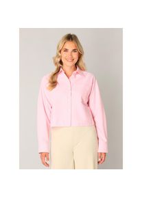 Base Level, Unisex, Hemdbluse &raquo;Bea&laquo; kurz, mit Brusttasche, soft pink, 42, Kurze Bluse von Base Level