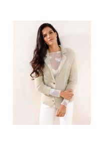 Heine, Unisex, Heine Jackenblazer &raquo;Strickblazer&laquo;, sand, 36, mit haarigem Flauschgarn