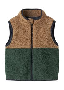 name it Weste 'NMMMALL' Jungen Gr&ouml;&szlig;e 104 karamell / tanne