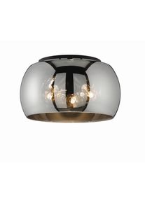 Fischer und Honsel Fischer & Honsel Deckenleuchte , Schwarz , Metall, Glas , 22 cm , Lampen & Leuchten, Innenbeleuchtung, Deckenlampe, Deckenlampen