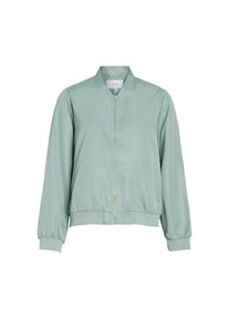 Vila, Unisex, Blouson &raquo;VIPAPAYA L/S BOMBER JACKET - NOOS&laquo; Kunstfaser, blau surf, 44, L&auml;ssige Blousonjacke von Vila im Baseball Style