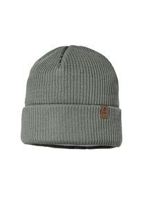 MaxiMo, Unisex, MaxiMo Beanie aus Baumwolle, w&auml;rmend, gef&uuml;ttert, unifarben, khaki grau, 49, Strickm&uuml;tze von MaxiMo