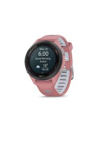 Garmin, Smartwatch &raquo;Forerunner 265&laquo;(28,1/ 1,1 &prime;&prime;), hellgrau, rosa, 28,1mm,mit Silikon-Armband 18mm, Smartwatch