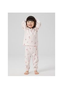 name it, Unisex, Pyjama &raquo;NMFNIGHTSET BALLARINA NOOS&laquo;, pearl, 86/92, Pyjama von name it f&uuml;r Unisex