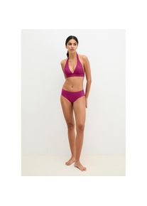 Marc O'Polo Marc O'polo, Unisex, Marc O'Polo Bikini-Hose &raquo;Abstract Leaf AOP&laquo;, raspberry coulis, S, N-Gr, GRS-zertifizierte Badeanz&uuml;ge &ndash; schnell trocknend, mit UV-