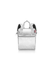 Reisenthel, Reisenthel Rucksack &raquo;Allrounder R Silver Crackle&laquo;, silber, Polyester