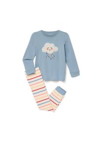 Tchibo - Kinder-Pyjama - Unisex - Gr. 110/116 - hellblau/print