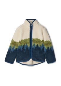 Tchibo - Kinder-Teddyjacke - Baby - Gr. 86/92 - dunkelblau/print