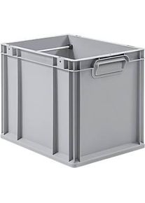 Sch&auml;fer Shop Sch&auml;fer Shop Pure H&auml;ngeregisterbox Serie Economy, geschlossen, Kunststoff, B 400 x T 300 x H 320 mm, 30 l, grau