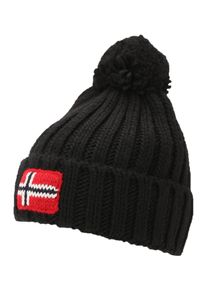 Napapijri Bonnet 'SEMIURY' Gar&ccedil;ons rouge / noir / blanc taille 52