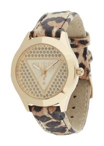 Guess Analoguhr Damen Gr&ouml;&szlig;e One Size beige / champagner / gold / schwarz