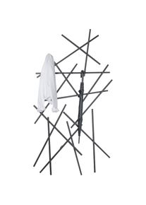 SPINDER DESIGN, Garderobenleiste &raquo;MATCHES&laquo; Breite 100 cm, H&ouml;he 184 cm, schwarz, Edelstahl, B/H/T: 100 cm x 184 cm x 15 cm
