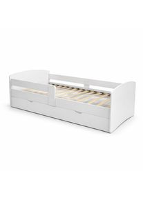 Goodproduct, GOODproduct Stauraumbett &raquo;Cocolino, Daybett, Stauraumbett, Kinderbett, Einzelbett, Funktionsbett&laquo; mit Lattenrost, ausziehbarer Schublade,