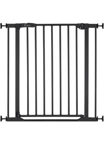 hauck Barri&egrave;re de porte &raquo;Clear Step 2, Black&laquo; peut aussi servir de barri&egrave;re d&rsquo;escalier; 75-80 cm, passage plat