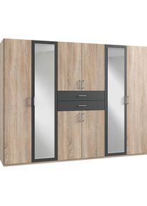 wimex Armoires &agrave; v&ecirc;tements &raquo;Diver Dreht&uuml;renschrank mit Spiegel, in der Breite 270cm&laquo; armoire de chambre bestseller avec 3 am&eacute;nagements int&eacute;rieurs au 