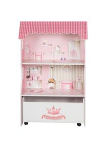 Roba, Roba Puppenhaus &raquo;Puppenvilla f&uuml;r Ankleidepuppen&laquo;, rosa, Einheitsgr&ouml;&szlig;e, Puppenhaus