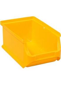 Sch&auml;fer Shop Sch&auml;fer Shop Pure Sichtlagerkasten Serie Base 2, PP, B 102 x T 160 x H 75 mm, 0.8 l, gelb, 10 St&uuml;ck