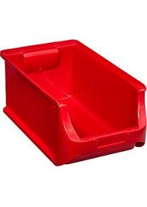 Sch&auml;fer Shop Sch&auml;fer Shop Pure Sichtlagerkasten Serie Base 4, PP, B 205 x T 335 x H 150 mm, 7.6 l, rot, 12 St&uuml;ck