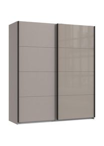 wimex, Kleiderschrank &raquo;Tilburg, Metallgriffe, Made in Germany&laquo; Breite 270cm wahlweise mit 2 oder 3 T&uuml;ren, mit Schwebet&uuml;ren, jeweils 1 Glaselement, 180