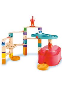 HAPE, Kugelbahn-Bausatz &raquo;Quadrilla, Baukasten Beh&auml;lter Set&laquo;, bunt, Holz, Kunststoff