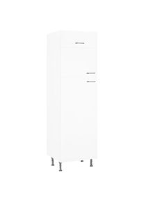 Optifit, OPTIFIT K&uuml;hlumbauschrank &raquo;Elga&laquo; f&uuml;r K&uuml;hl-/Gefrierkombination, mit Soft-Close-Funktion, Breite 60 cm, wei&szlig;, wei&szlig;, Holzwerkstoff, B/H/T: 60 cm 