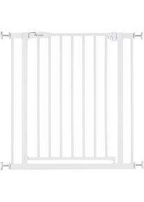 hauck Barri&egrave;re de porte &raquo;Open N Stop 2, White&laquo; peut aussi servir de barri&egrave;re d'escalier ; 75-80 cm, extensible